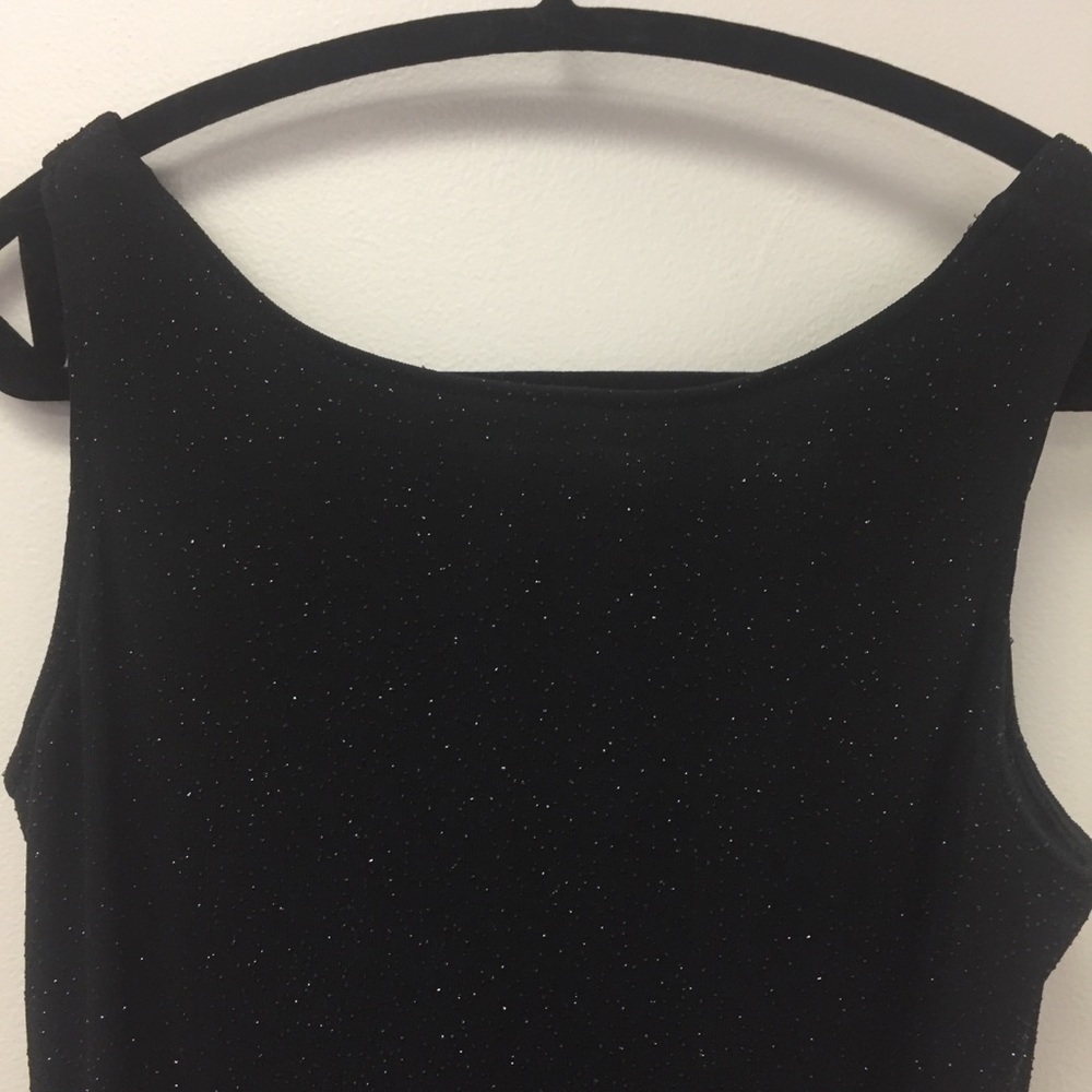 Alyn Paige Dress w/ Understated Glitter Type Mtl